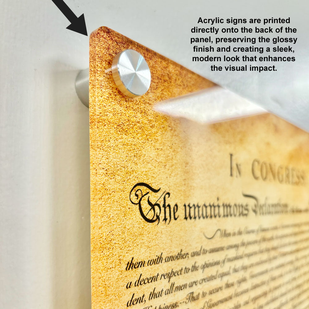 Acrylic Sign